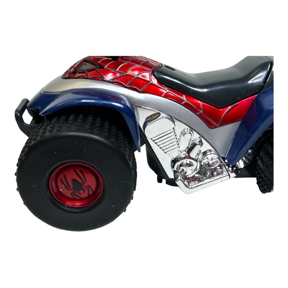 Marvel Spider Man The Movie Battery Operated Moving ATV Vehicle 6.5” x 3” - Picture 10 of 13